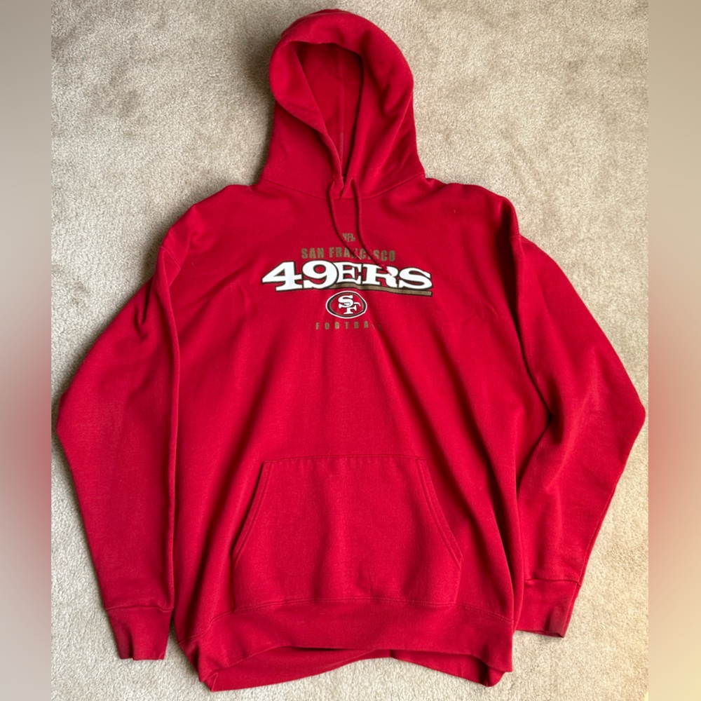 NFL 49ers Red Performance Hoodie